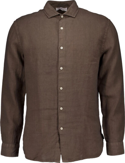 The GoodPeople Herre Skjorter Brun L, The GoodPeople Herre Skjorter Brun L,