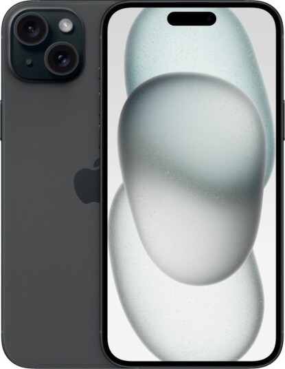 Apple iPhone 15 Plus 256GB 5G Smartphone med OLED Skjerm - Titan Svart