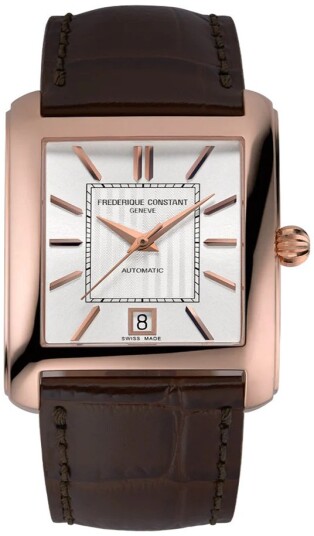 Frederique Constant Dameklokke FC 303V4C4 Classics Sølvfarget/Lær Frederique Constant Dameklokke FC 303V4C4 Classics Sølvfarget/Lær