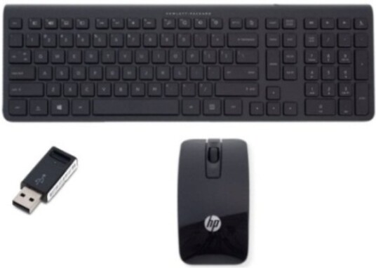 Hp 704221-071, Full-Size (100%), Trådløs, Rf Kabel-Fri, Sort, Mus Inkludert Hp 704221-071, Full-Size (100%), Trådløs, Rf Kabel-Fri, Sort, Mus Inkludert