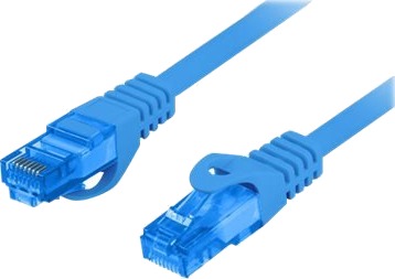 Lanberg Cat6a S/FTP RJ45 patchkabel blå