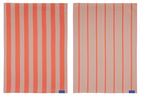 Mette Ditmer - STRIPES tea towel, 2-pack - Latte Mette Ditmer - STRIPES tea towel, 2-pack - Latte