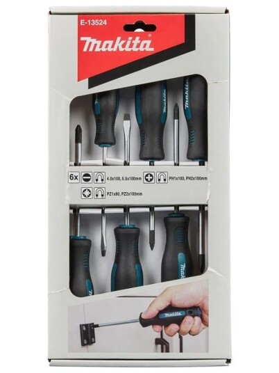 Makita Skrutrekkersett 6 Deler E 13524