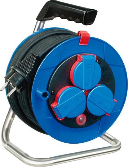 Brennenstuhl Kabeltrommel 1072210 Med 3 Stikkontakter (15 m)