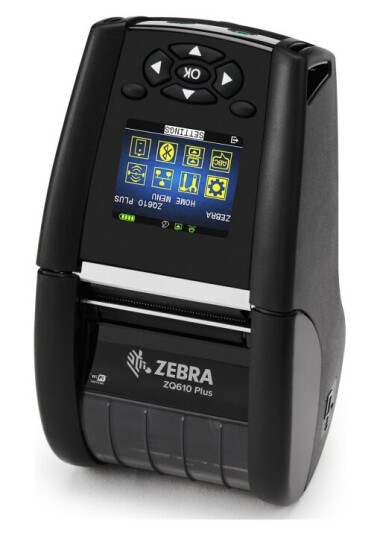 Zebra Zq600 Series Zq610 Plus - Etikettskriver - Direkte Termisk - Rull (5,54 Cm) - 203 Dpi - Opptil 115 Mm/Sek. - Wi-Fi(Ax), Bluetooth 5.3, Wi-Fi(Ac), Usb, Rs232c, Nfc