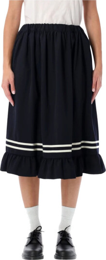 Comme des Garçons Dame Skjørt Blå S, Comme des Garçons Dame Skjørt Blå S,