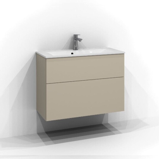 Svedbergs Poem Profil Servantskap Slim D35 med 2 Skuffer Sand / 80cm SV-3358622 Svedbergs Poem Profil Servantskap Slim D35 med 2 Skuffer Sand / 80cm SV-3358622