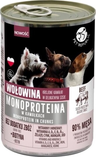 Pet Republic Monoprotein Hundemat Ox 400 G