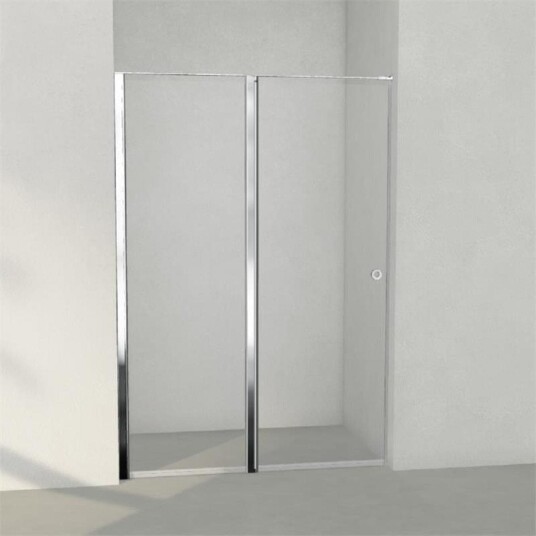 INR Iconic Nordic Rooms Dusjnisje Linc 5 Måltilpasset Krom / - Venstre Grått Glass
