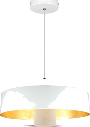 7W LED pendellampe   Ø34cm hvit akrylskjerm 120 grader inkl. lyskilde   Kulør : Nøytral