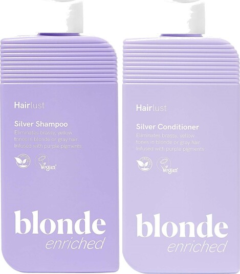 Hairlust Enriched Blonde Bundle Silver Shampoo 250 ml & Conditioner 25