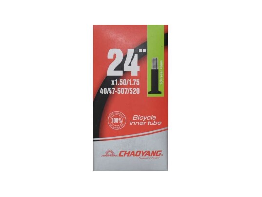 Chaoyang slange 24"x1,50 1,75 autoventil 48mm
