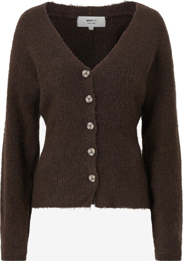 Gina Tricot - Kardigan Knitted chunky cardigan - Brun