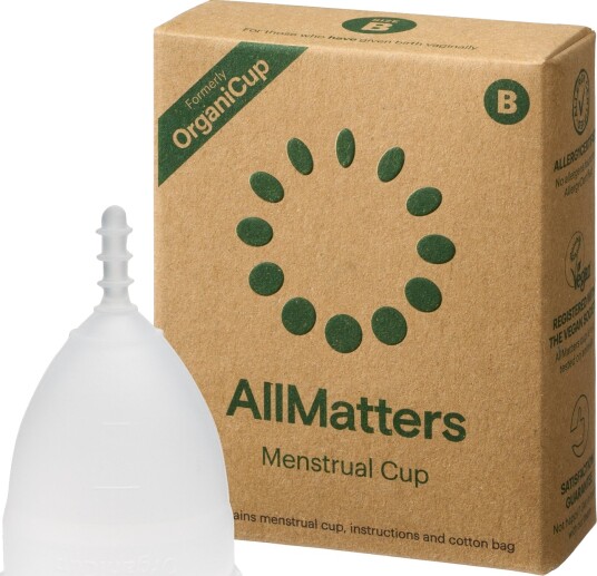 Organicup Menstruasjonskopp Klar Model B Organicup Menstruasjonskopp Klar Model B