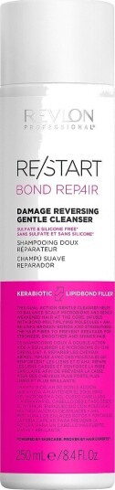 Revlon Professional Restart Bond Repair Damage Reversing Gentle Cleanser 250 Ml Hvit Revlon Professional Restart Bond Repair Damage Reversing Gentle Cleanser 250 Ml Hvit