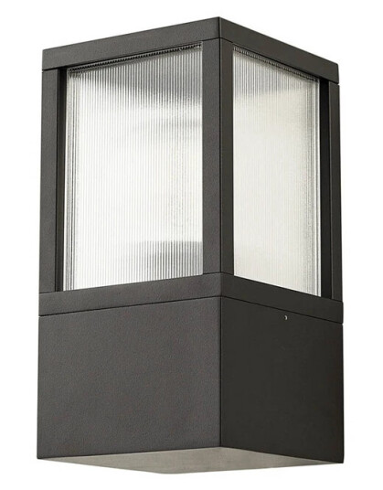 Lucande - Klemens Utendørs Vegglampe Rifled Svart