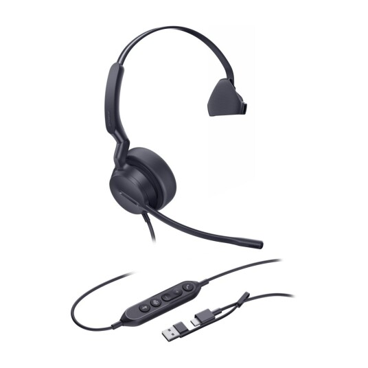 Yealink UH42 Mono Hodesett Teams USB C/A Yealink UH42 Mono Hodesett Teams USB C/A
