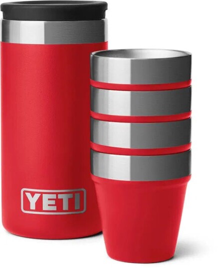 Yeti Rambler Shot Glasses rescue red Yeti Rambler Shot Glasses rescue red