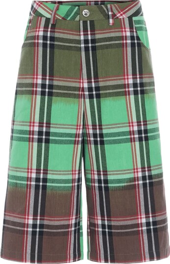 Hunkøn Ramone Shorts - GREEN TARTAN - XS