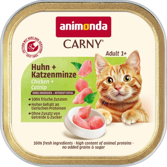 Animonda Carny Våtfôr Adult & Kattemynte Kylling 32 X 85 G