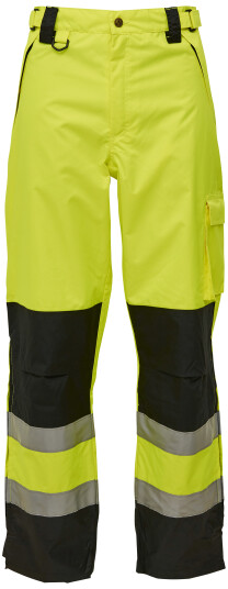 Elka Synlighetsarbeidsbukser 082400r Gul/svart Str. 4XL