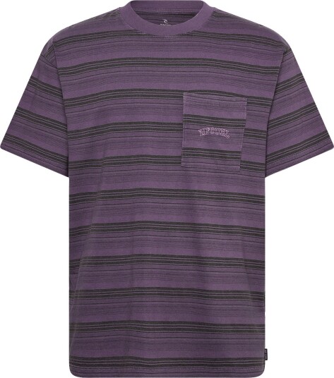 Rip Curl Disorder Stripe Tee DUSTY Purple S