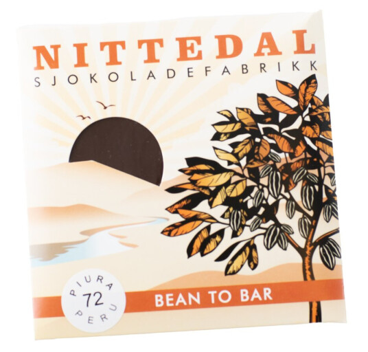 Nittedal Sjokoladefabrikk Piura 72% Peru Nittedal Sjokoladefabrikk Piura 72% Peru