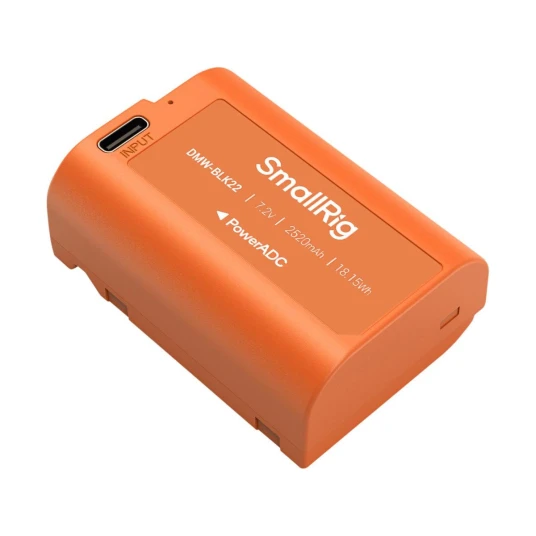 SmallRig 4979 Camera Battery USB-C Rechargeable DMW-BLK22 Orange SmallRig 4979 Camera Battery USB-C Rechargeable DMW-BLK22 Orange