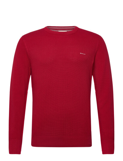 GANT Cotton Pique C Neck Red M GANT Cotton Pique C Neck Red M