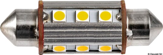 2 Festoon LED pære 42 mm 3000K 12 LED