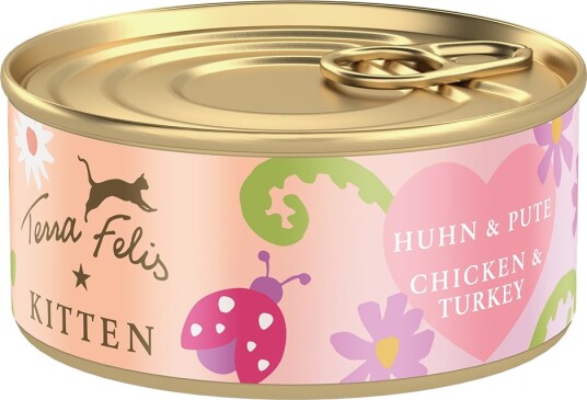 Terra Felis Våtfôr Kitten Og Kylling Kalkun 18 X 70 G Terra Felis Våtfôr Kitten Og Kylling Kalkun 18 X 70 G