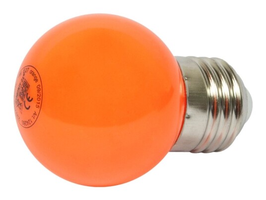 Allnet Synergy 21 Led Retrofit Led-Lyspære Form: G45 E27 1 W Klasse A+ Oransje Allnet Synergy 21 Led Retrofit Led-Lyspære Form: G45 E27 1 W Klasse A+ Oransje