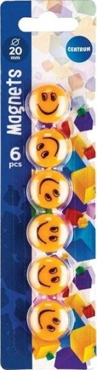 CENTRUM Magnets SMILE 20mm 6 pcs