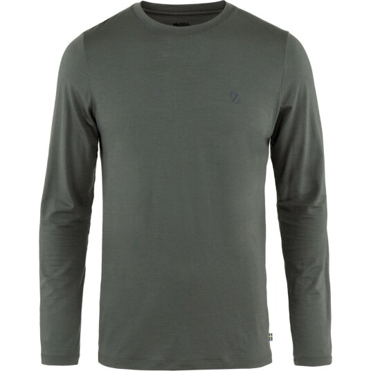 Fjellreven Men's Abisko Wool Long Sleeve Basalt M Fjellreven Men's Abisko Wool Long Sleeve Basalt M