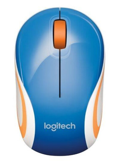 Logitech M187 - mus - 2.4 GHz - blå