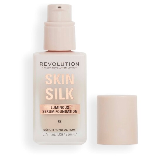 Makeup Revolution Skin Silk Serum Foundation F2 23ml med Naturlig Finish Makeup Revolution Skin Silk Serum Foundation F2 23ml med Naturlig Finish