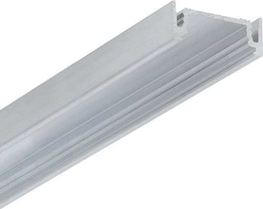Topmet 2m aluprofil SURFACE14.V2 EE7F/Y Ubehandlet aluminium påbygg LED skinne Topmet 2m aluprofil SURFACE14.V2 EE7F/Y Ubehandlet aluminium påbygg LED skinne