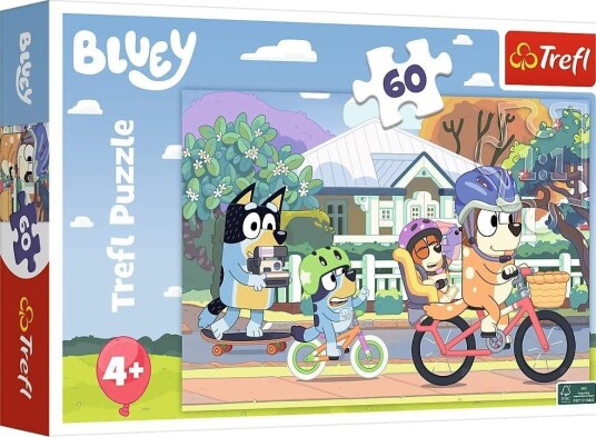 Bluey Puzzle 60 brikker morsom familieaktivitet