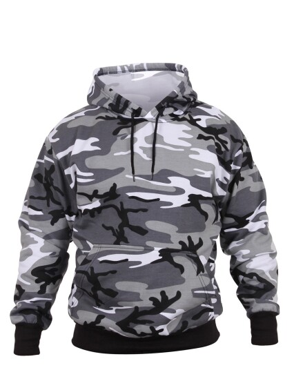Rothco Camouflage-hettegenser Hvit, Grå