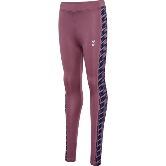 Hummel Wistful Mauve Mix Mid Waist Strømpebukser 122