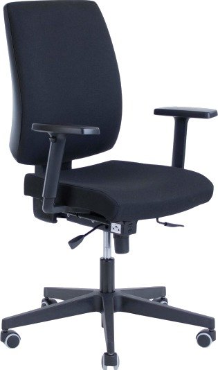 Kontorstol Sprint, Svart, Uten Armlener