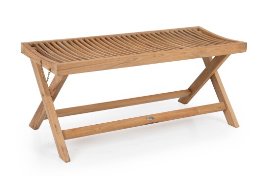 Brafab Turin benk Teak 105 x 40 cm Brun Brafab Turin benk Teak 105 x 40 cm Brun