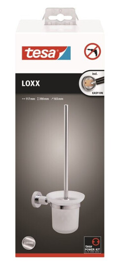 tesa Loxx toilet bowl brush self-adhesive