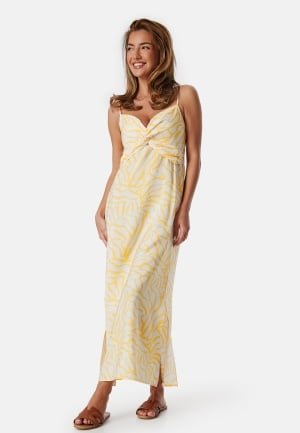 VILA Vidogma eva S/L ankle dress Yellow/Patterned 40