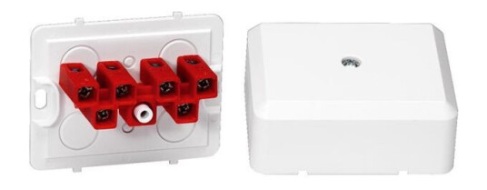 Schneider Electric Mureva TED-002 Koblingsboks med 6-polet skruetilkoblingsblokk