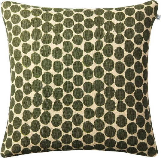 Chhatwal & Jonsson Dot Ari putetrekk 50x50 cm Beige-cactus green