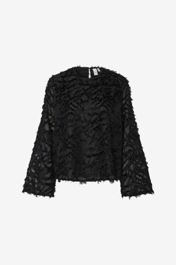 YAS Y.A.S Bluse yasParia LS Svart YAS Y.A.S Bluse yasParia LS Svart