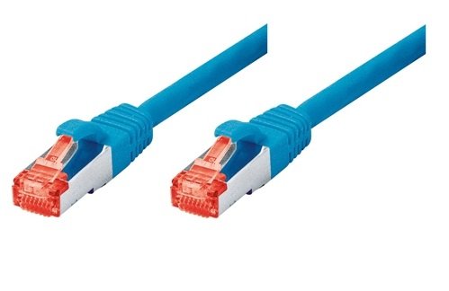 Tecline 1.0M Cat6 Rj-45 1 M Cat6 S/Ftp (S-Stp) Rj-45 Rj-45 Blå