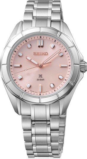 Seiko Dameklokke SUR597J1 Prospex Rosa/Stål Ø34 mm