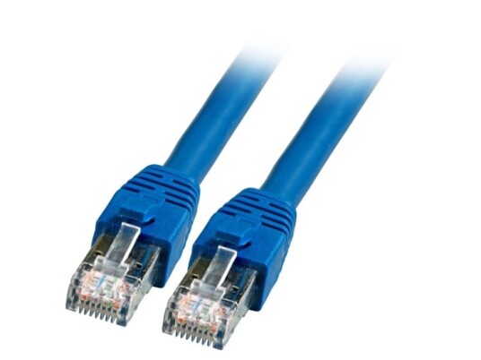Efb Elektronik K5528bl.1 1 M Cat8.1 S/Ftp S-Stp Rj-45 Rj-45 Blå